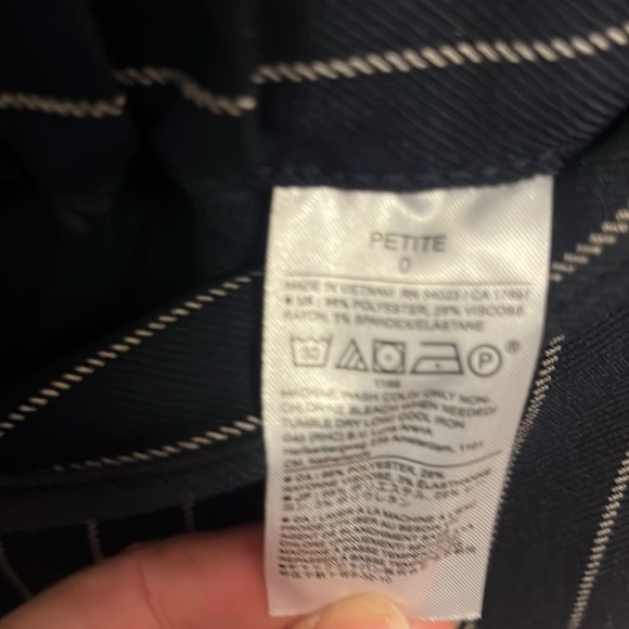 NWT 0P pinstripe pants, Hayden style - Picture 3 of 4